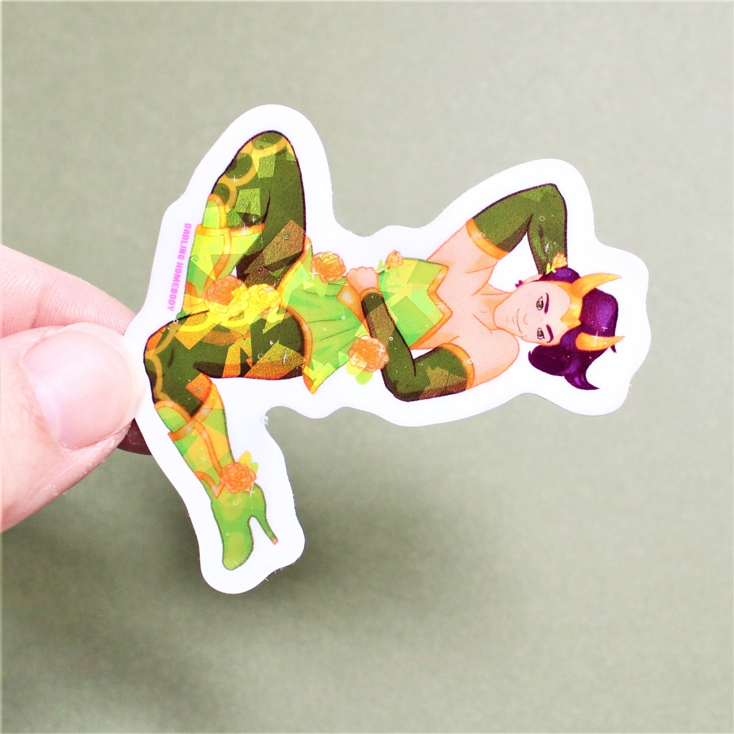 Loki Sticker or Magnet. Lokantress Sexy Super Swap Parody. Enchantress Decal. Marvel Avengers Sticker. Super Hero Weatherproof.