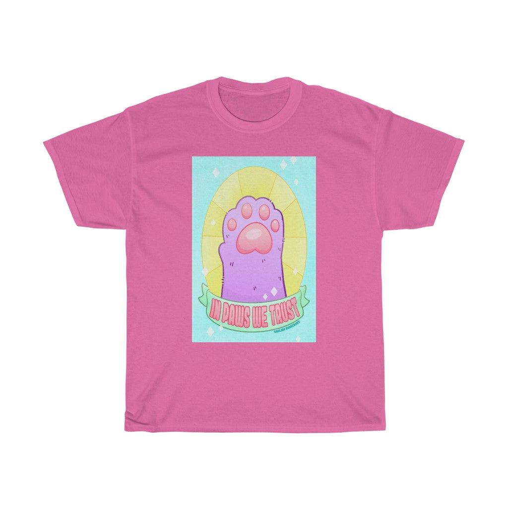 In Paws We Trust Pastel Unisex Heavy Cotton Tee