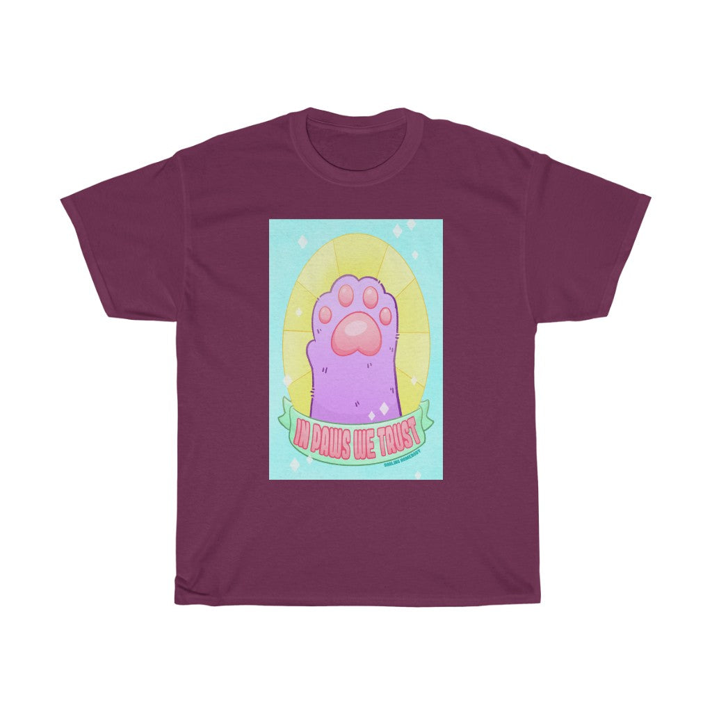 In Paws We Trust Pastel Unisex Heavy Cotton Tee