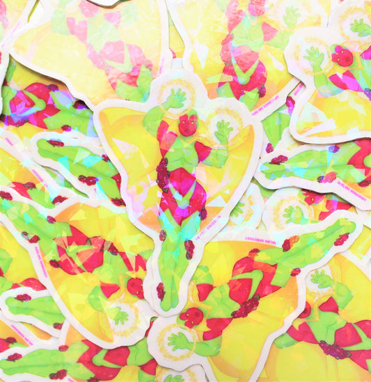 Visitch Crystal Sticker. Super Swap Series Parody.