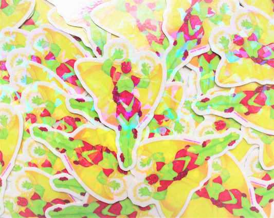 Visitch Crystal Sticker. Super Swap Series Parody.