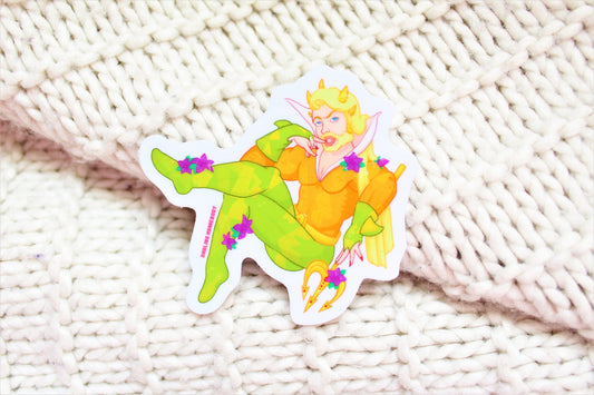 "Meraqua" Sticker Super Swap Series Parody Decal.