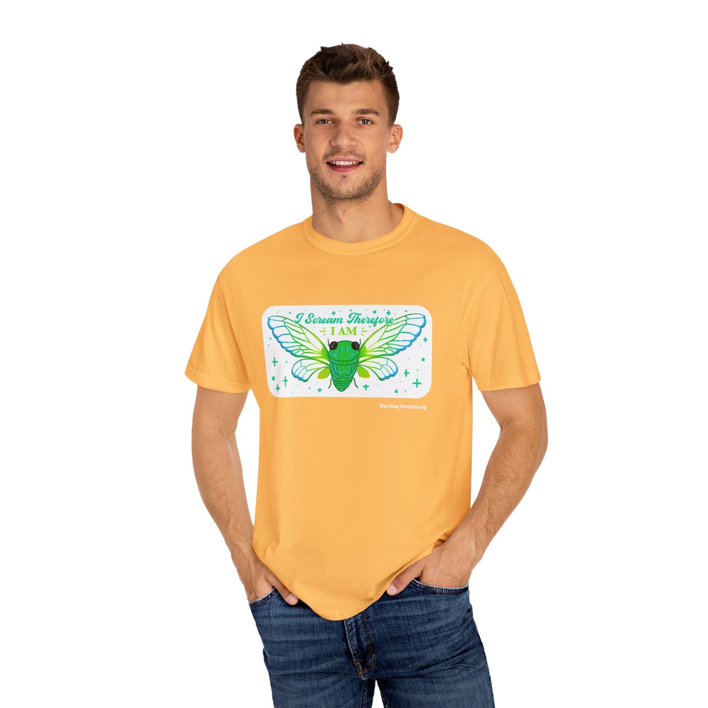 Cicada I Scream Therefore I Am T-shirt.