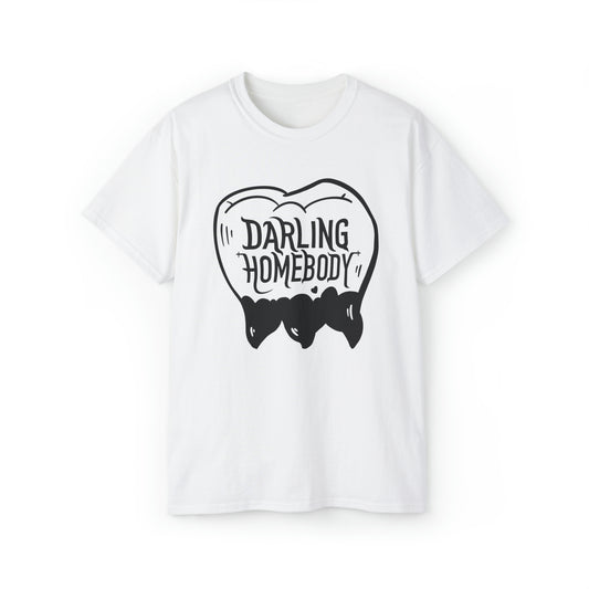 Black Darling Homebody Tooth Unisex Ultra Cotton Tee