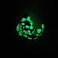 Glow-in-The-Dark Skeleton Cat Shark Figure. Handmade Resin Art Toy Mini Fig. Desk Decoration Collectable. Chibi