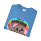 Seal of Approval T-shirt. Cute Rainbow Seal.