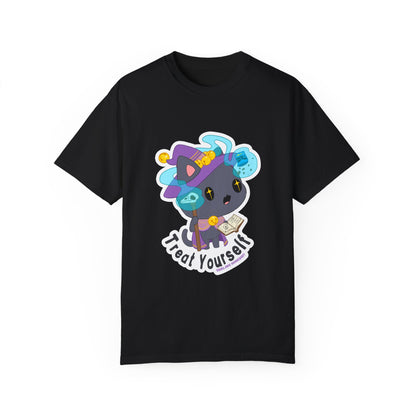 Treat Yourself Cat Wizard Merlin T-shirt.