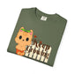 Keep Growing T-shirt. Cute Cat Plant Shirt.