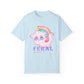 Rainbow Feral Cat Unicorn T-shirt.