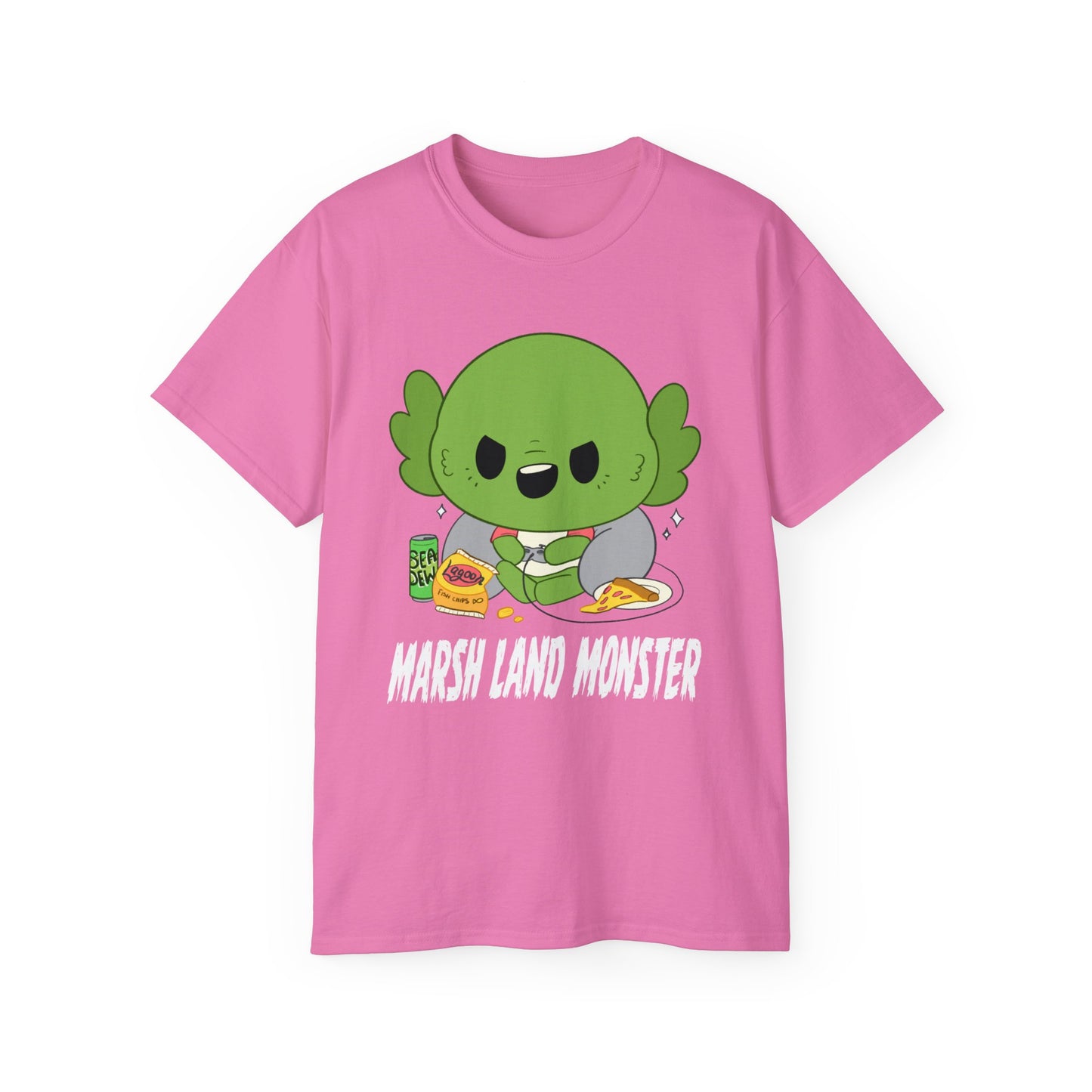 Marsh Land Monster Video Games Unisex Ultra Cotton Tee