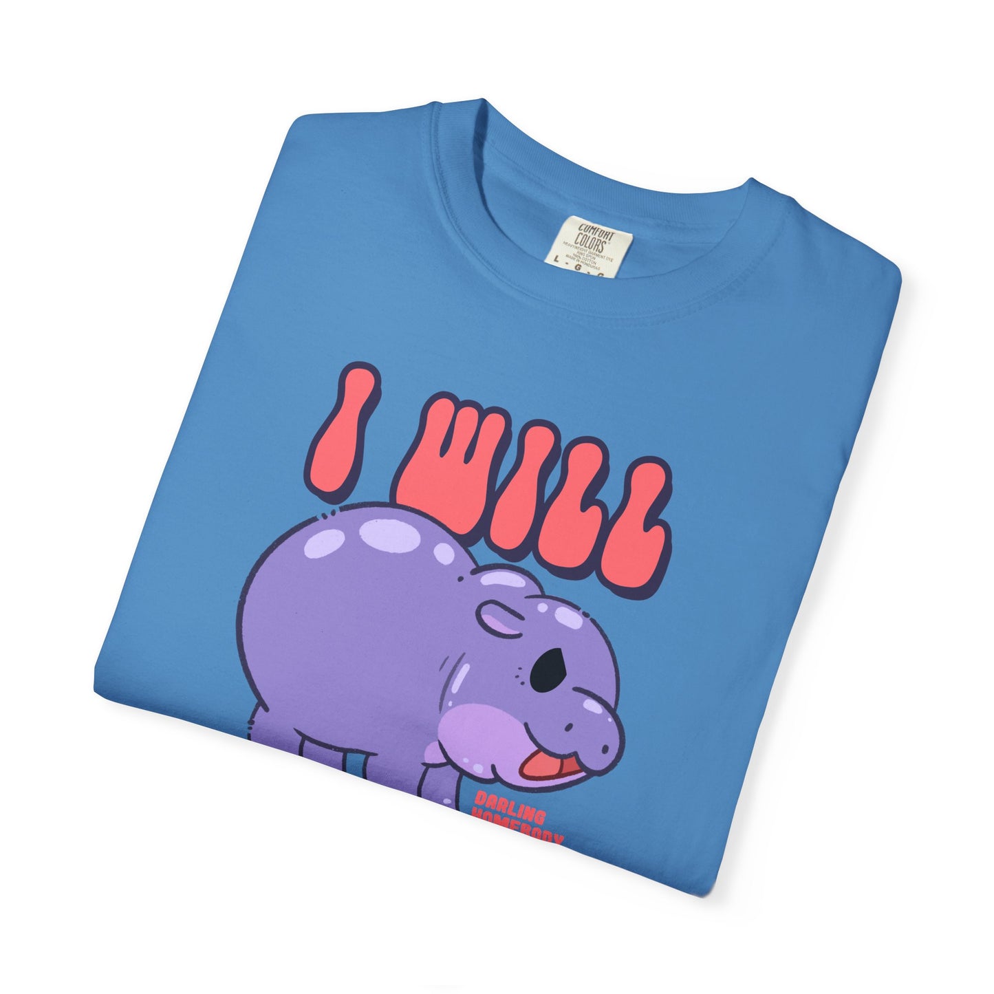 Moo Deng I Will Bite You T-shirt.
