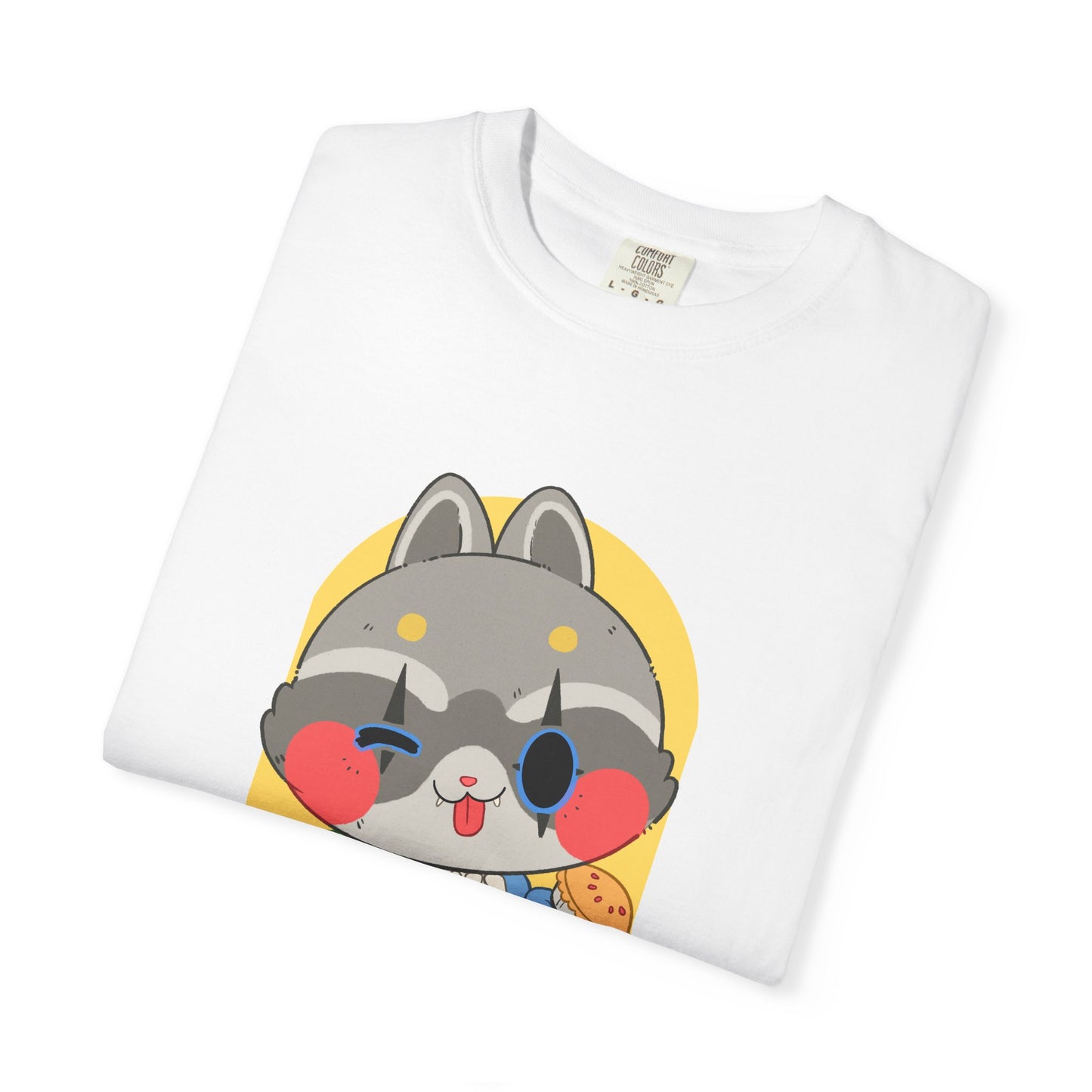 Certified Clown T-shirt. Raccoon.