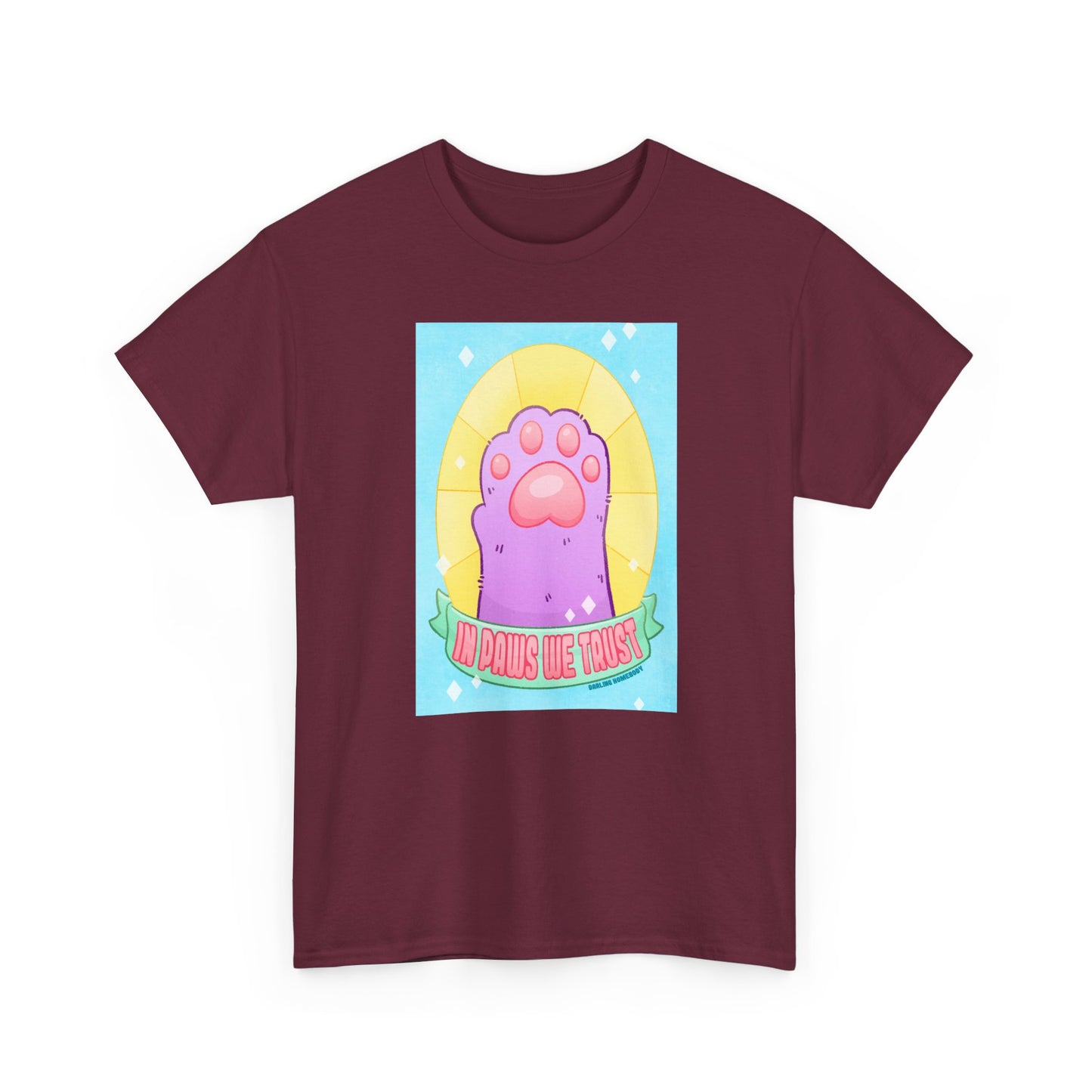 In Paws We Trust Pastel Unisex Heavy Cotton Tee
