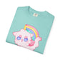 Rainbow Feral Cat Unicorn T-shirt.