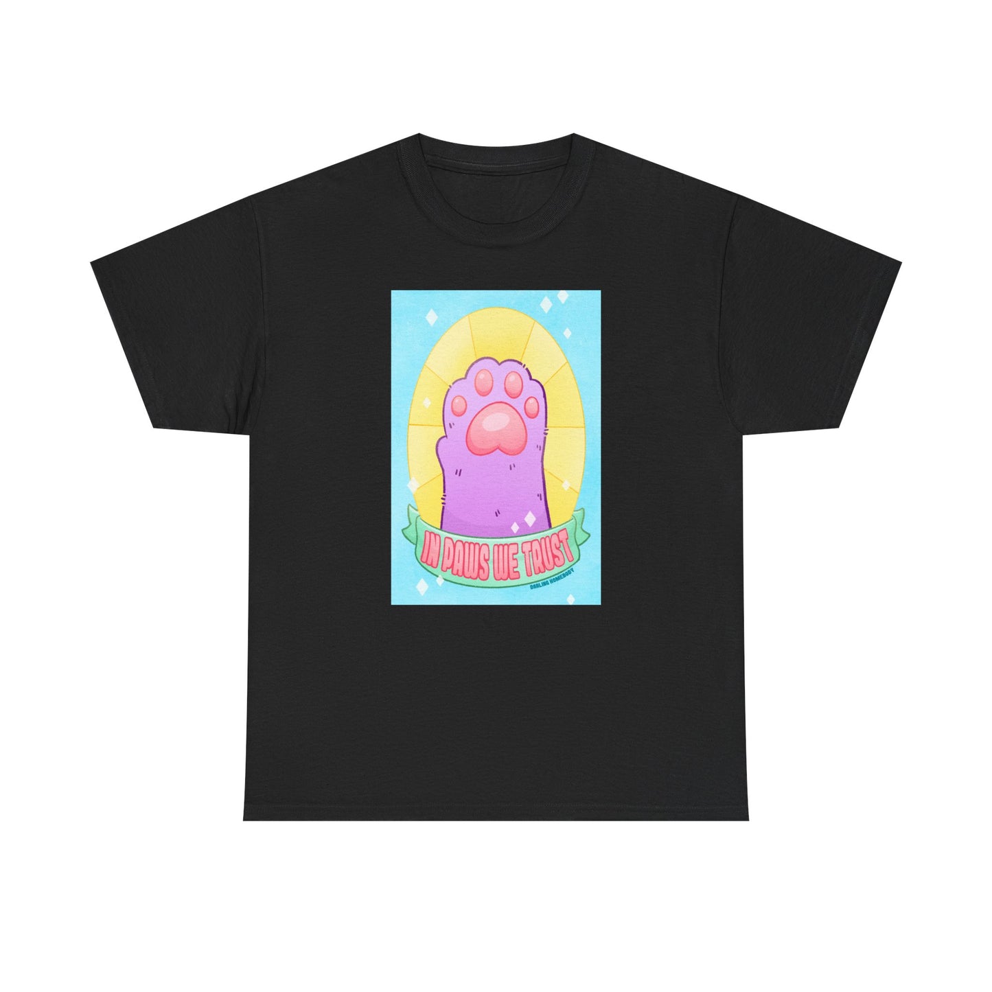 In Paws We Trust Pastel Unisex Heavy Cotton Tee