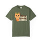 Keep Growing T-shirt. Cute Cat Plant Shirt.