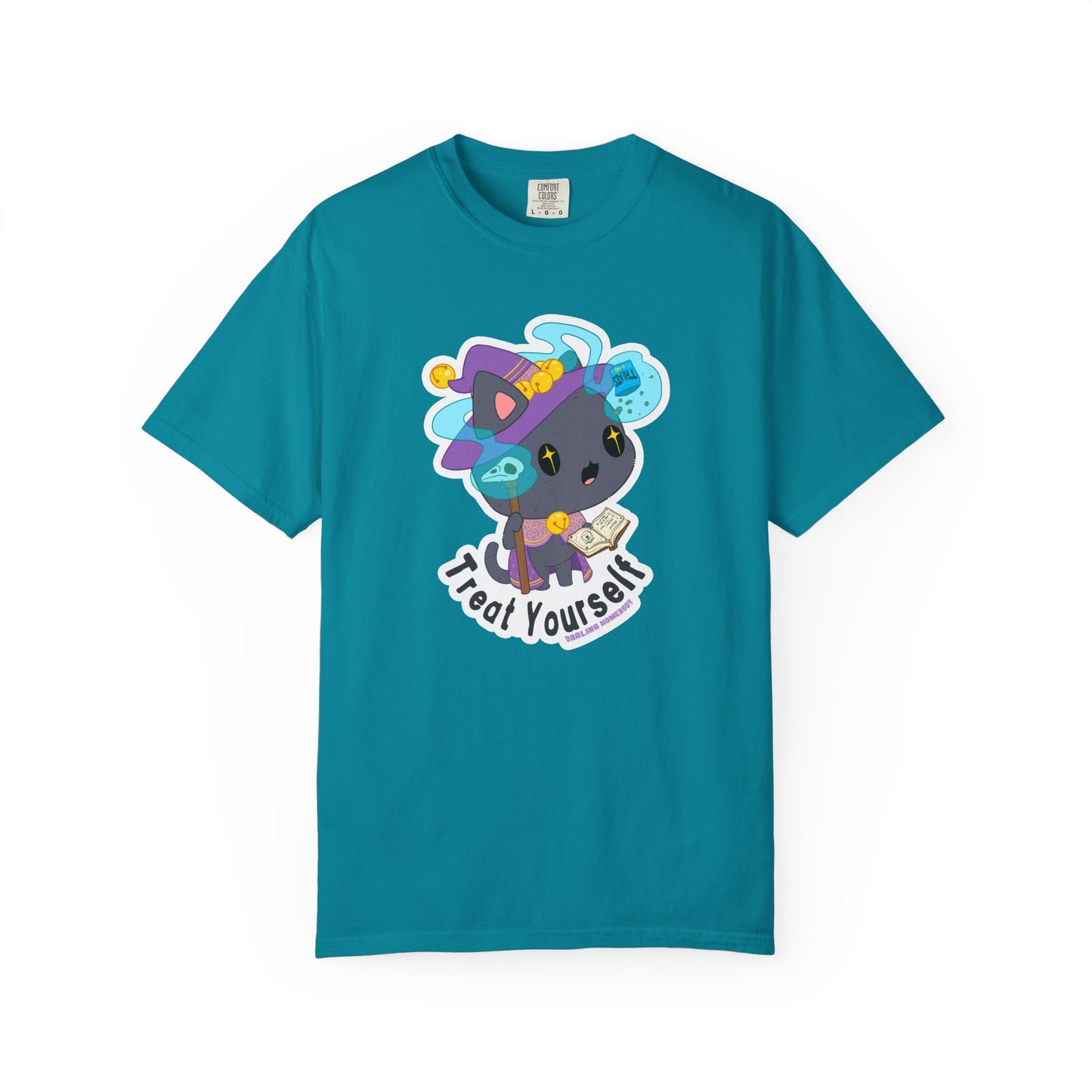 Treat Yourself Cat Wizard Merlin T-shirt.