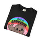 Seal of Approval T-shirt. Cute Rainbow Seal.