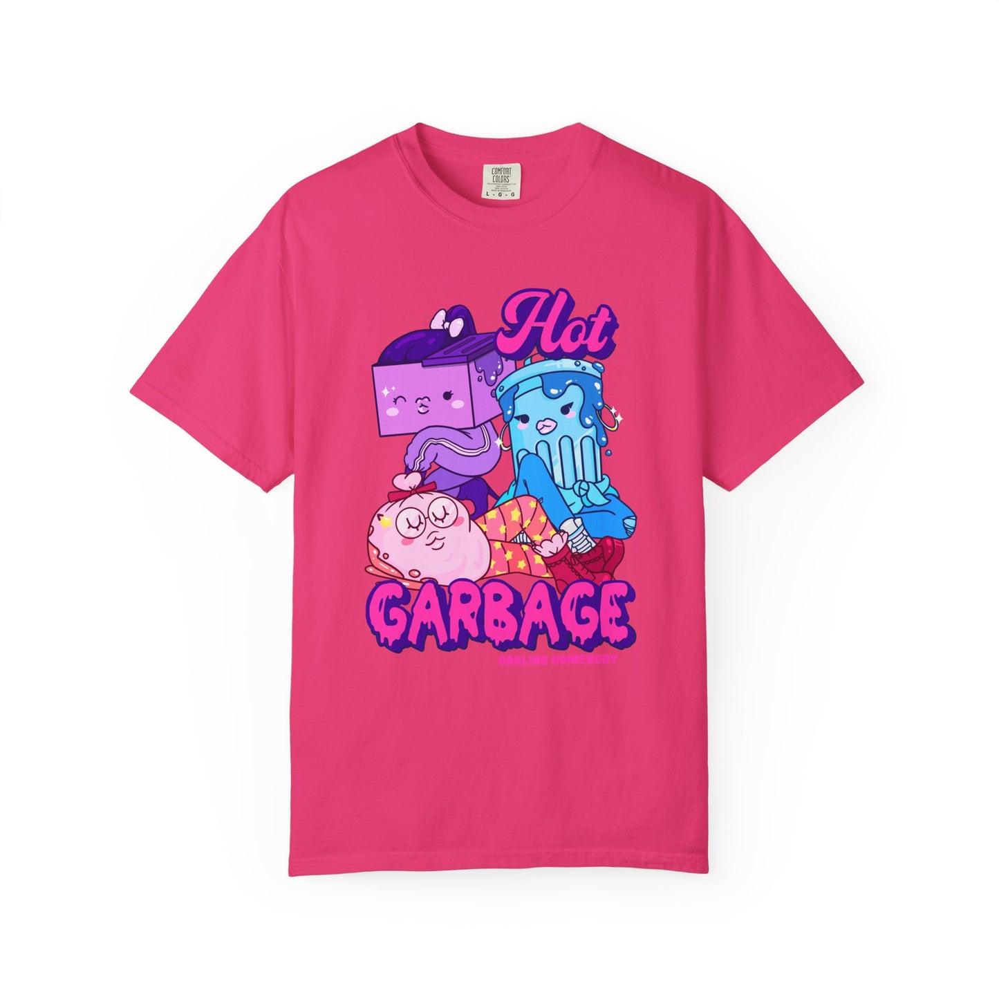 Hot Garbage T-shirt. Girl gang.