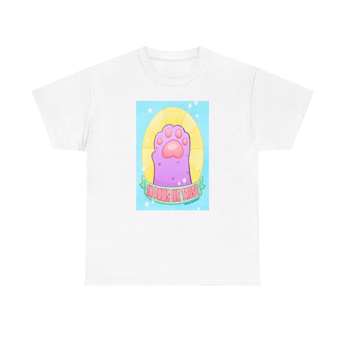 In Paws We Trust Pastel Unisex Heavy Cotton Tee