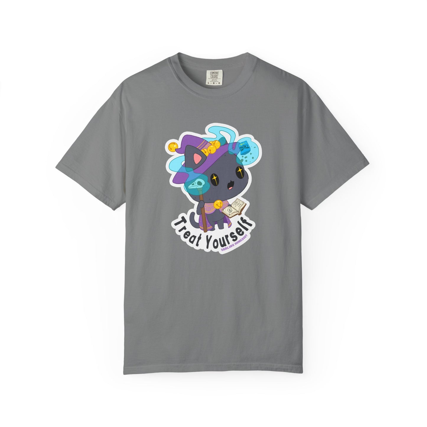 Treat Yourself Cat Wizard Merlin T-shirt.
