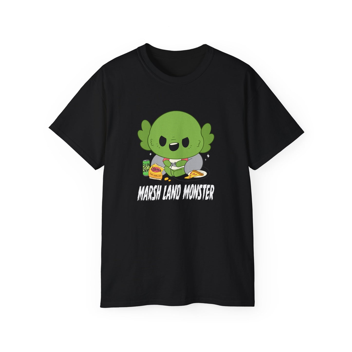 Marsh Land Monster Video Games Unisex Ultra Cotton Tee