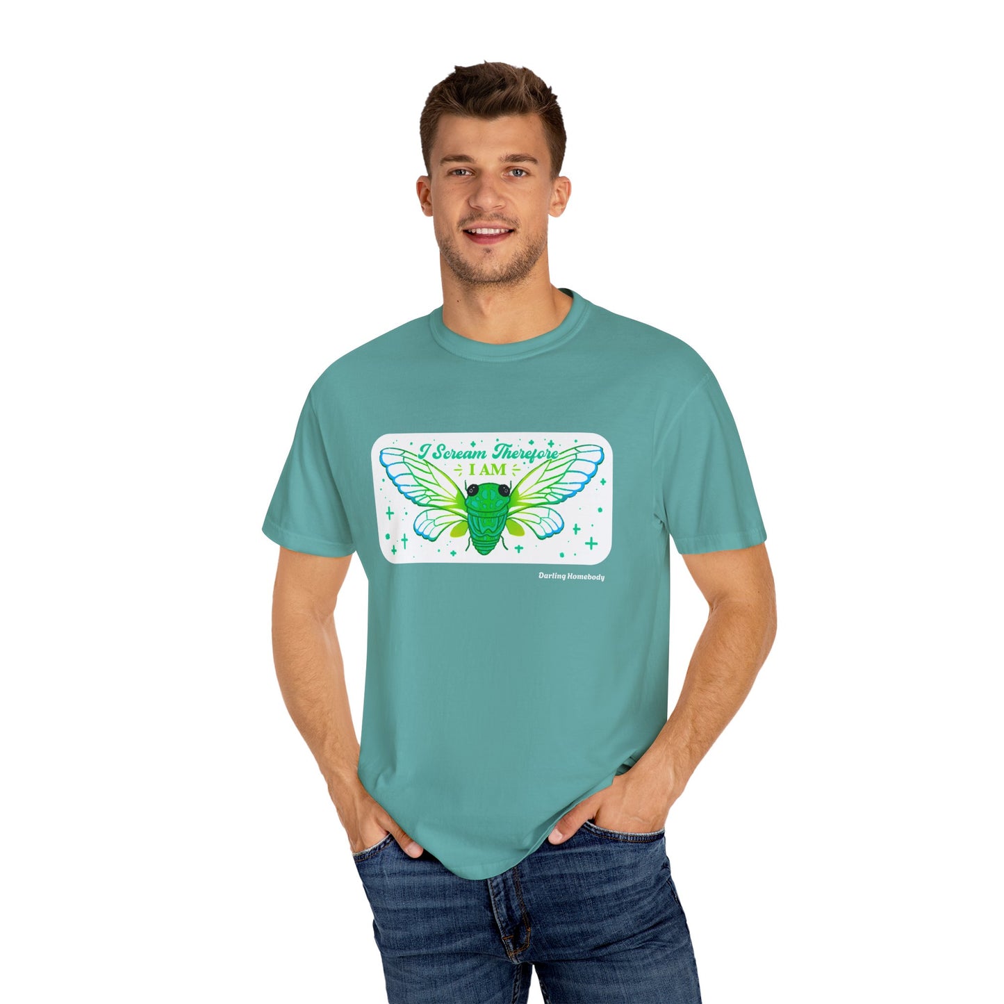 Cicada I Scream Therefore I Am T-shirt.
