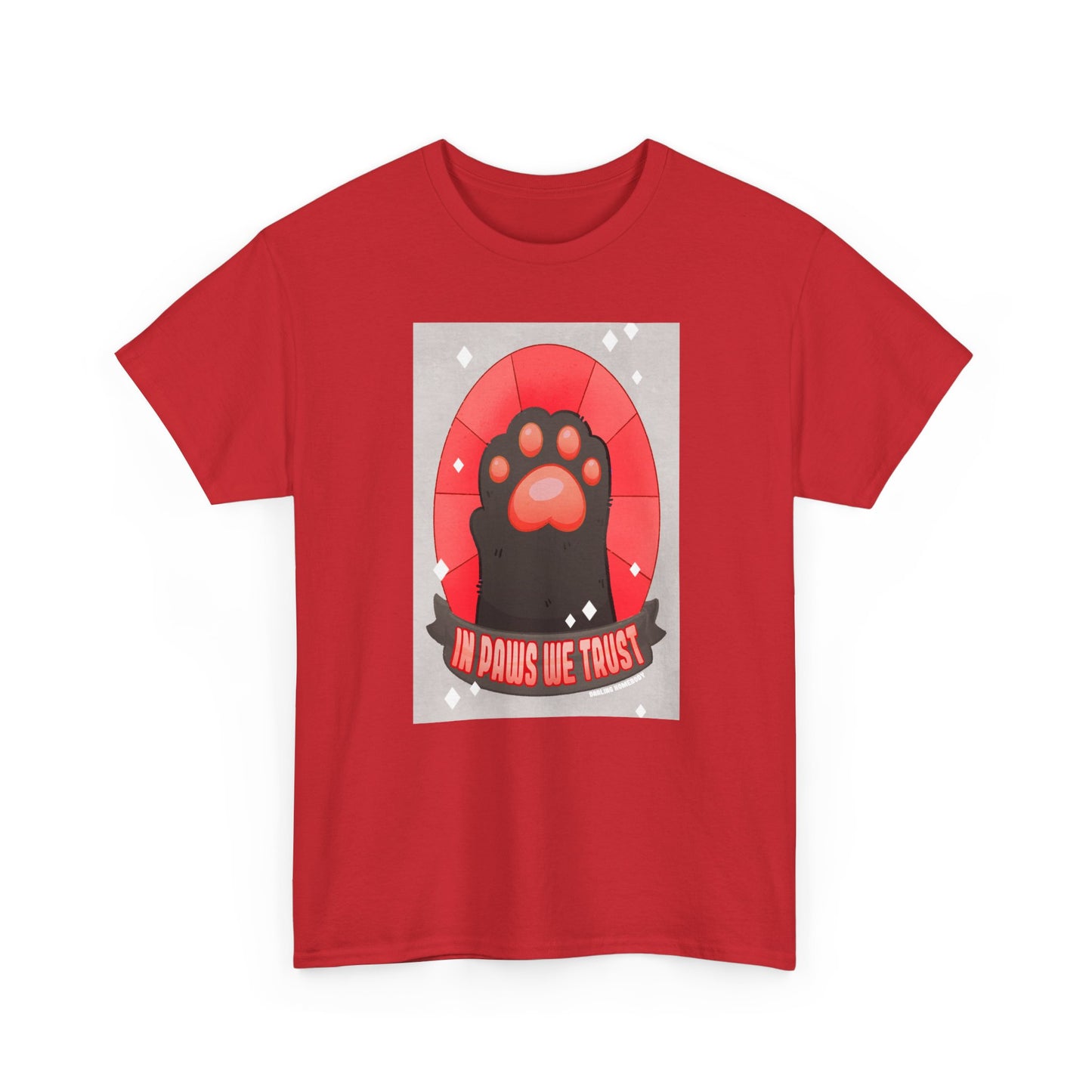 Paws We Trust Goth Unisex Heavy Cotton Tee