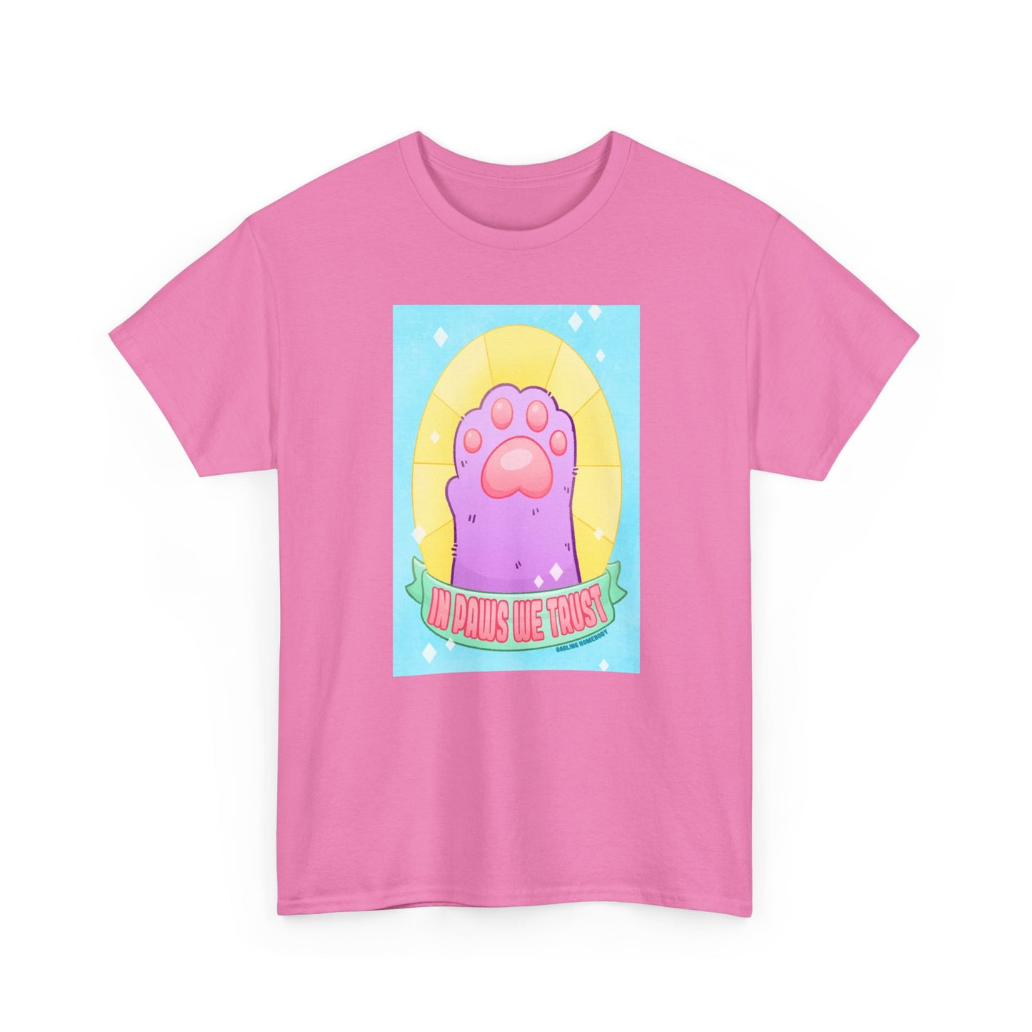 In Paws We Trust Pastel Unisex Heavy Cotton Tee