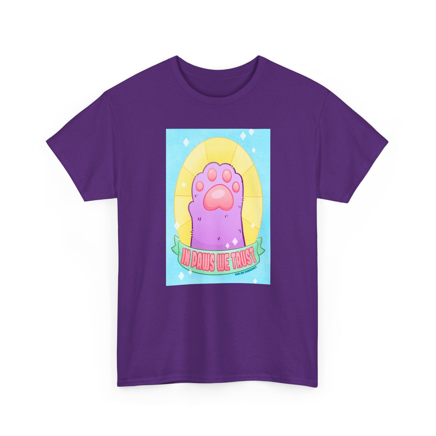 In Paws We Trust Pastel Unisex Heavy Cotton Tee