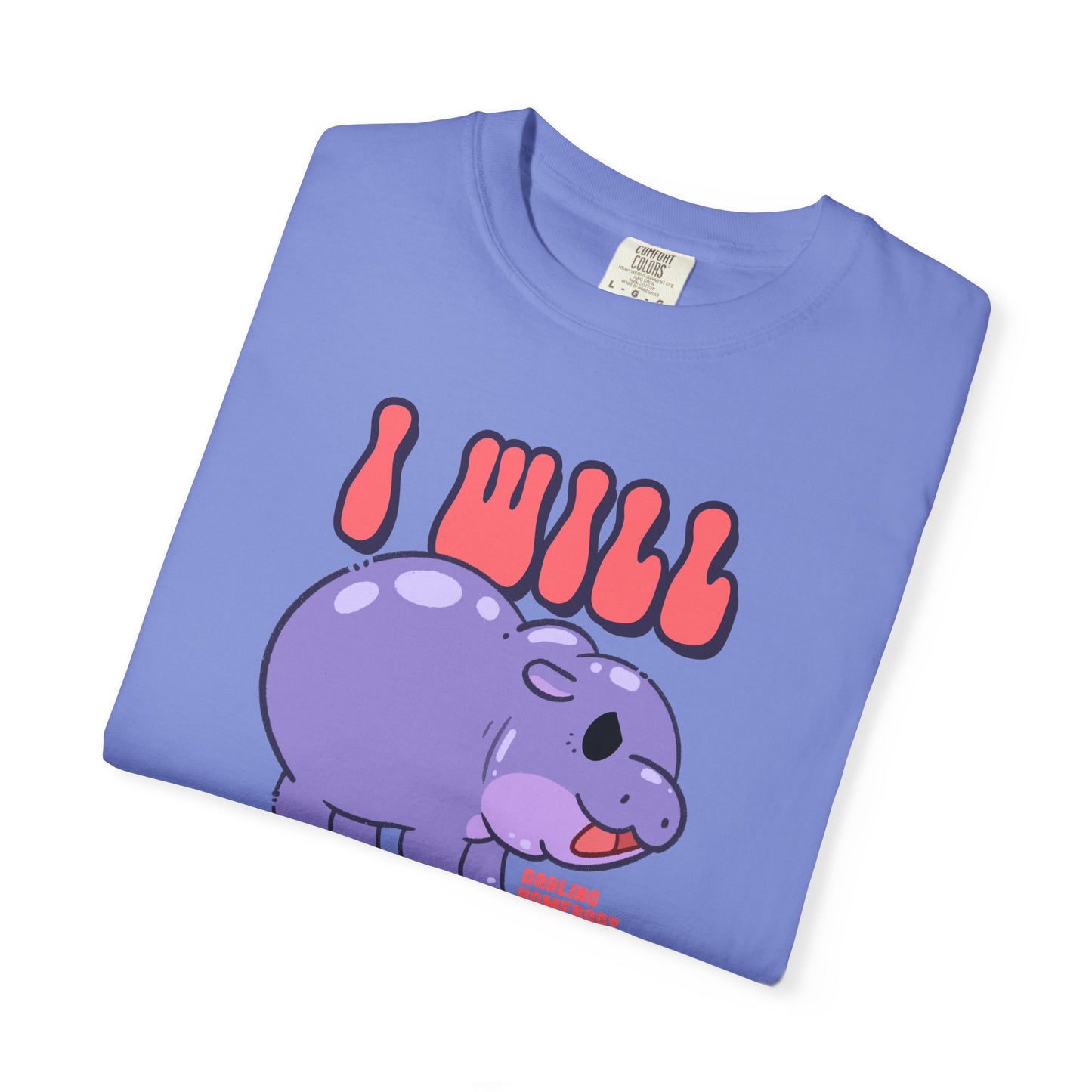 Moo Deng I Will Bite You T-shirt.