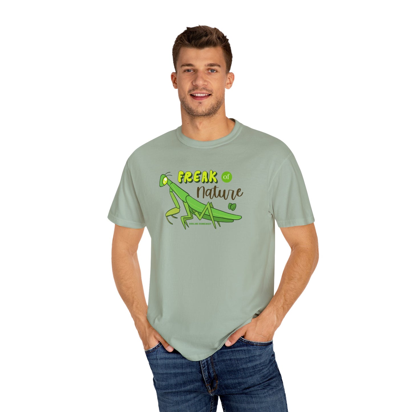 Freak of Nature T-shirt. Praying Mantis Bug Shirt.
