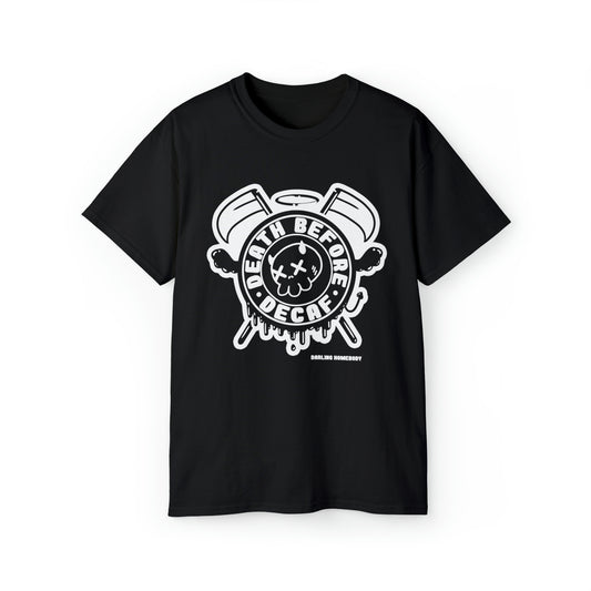 Death Before Decaf Unisex Ultra Cotton Tee