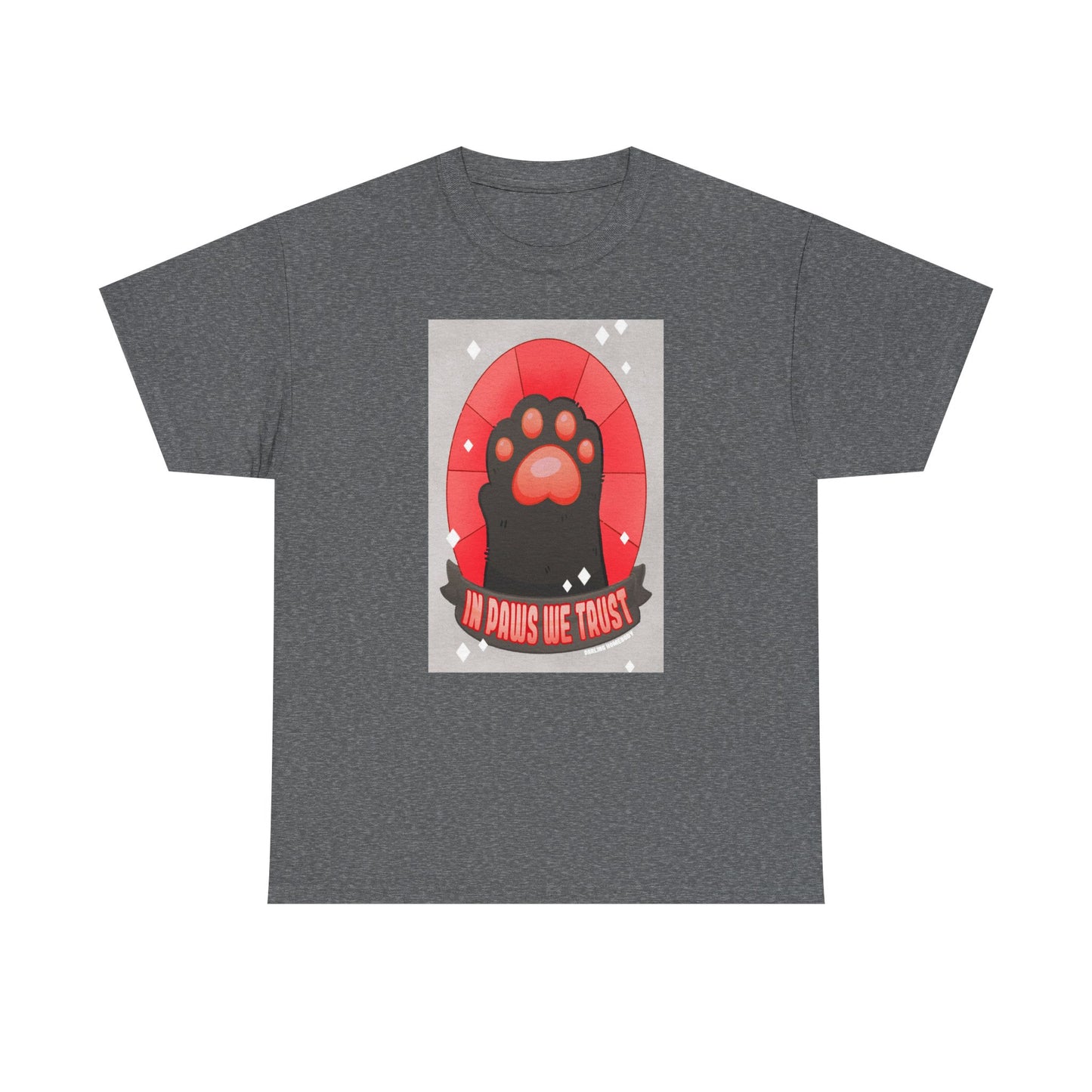 Paws We Trust Goth Unisex Heavy Cotton Tee