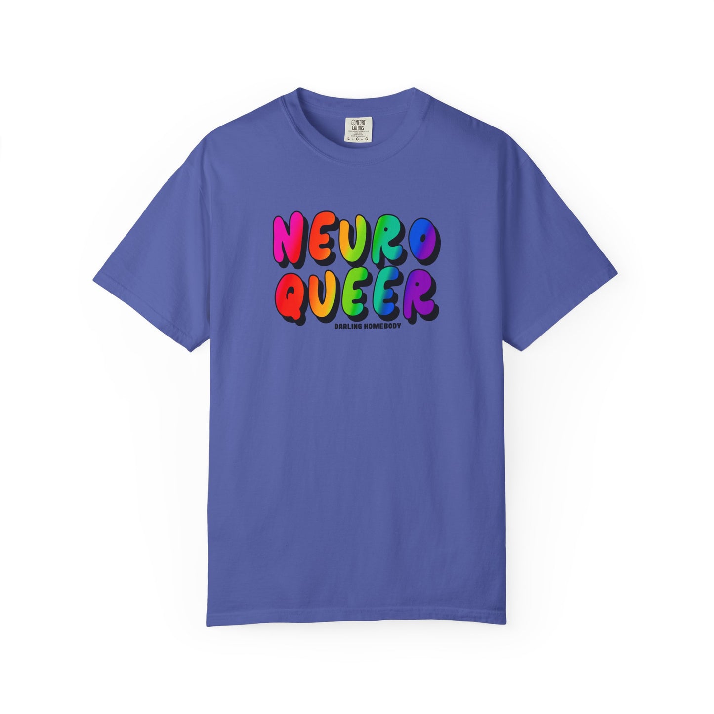 Neuro Queer T-shirt. Neurodiverse.