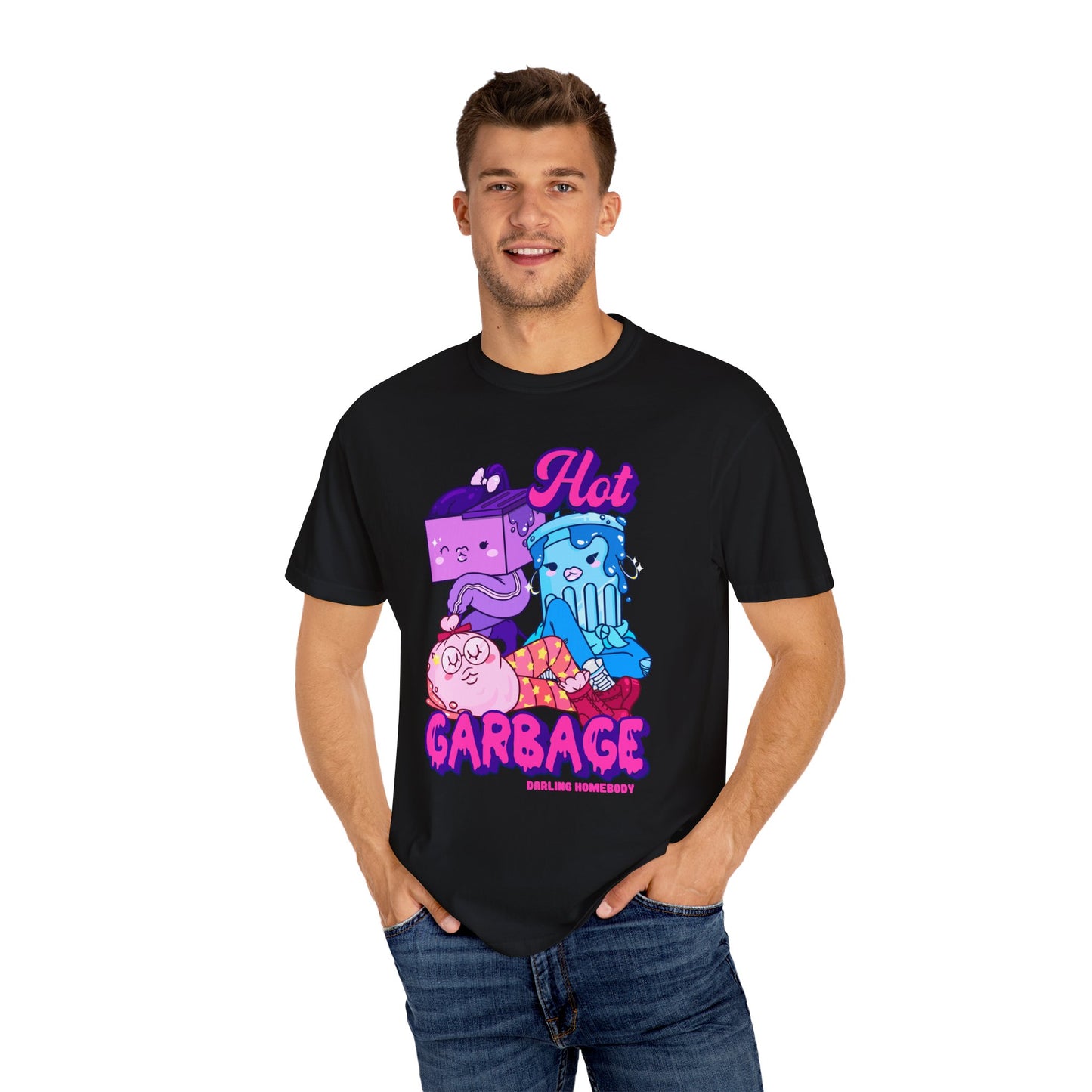Hot Garbage T-shirt. Girl gang.