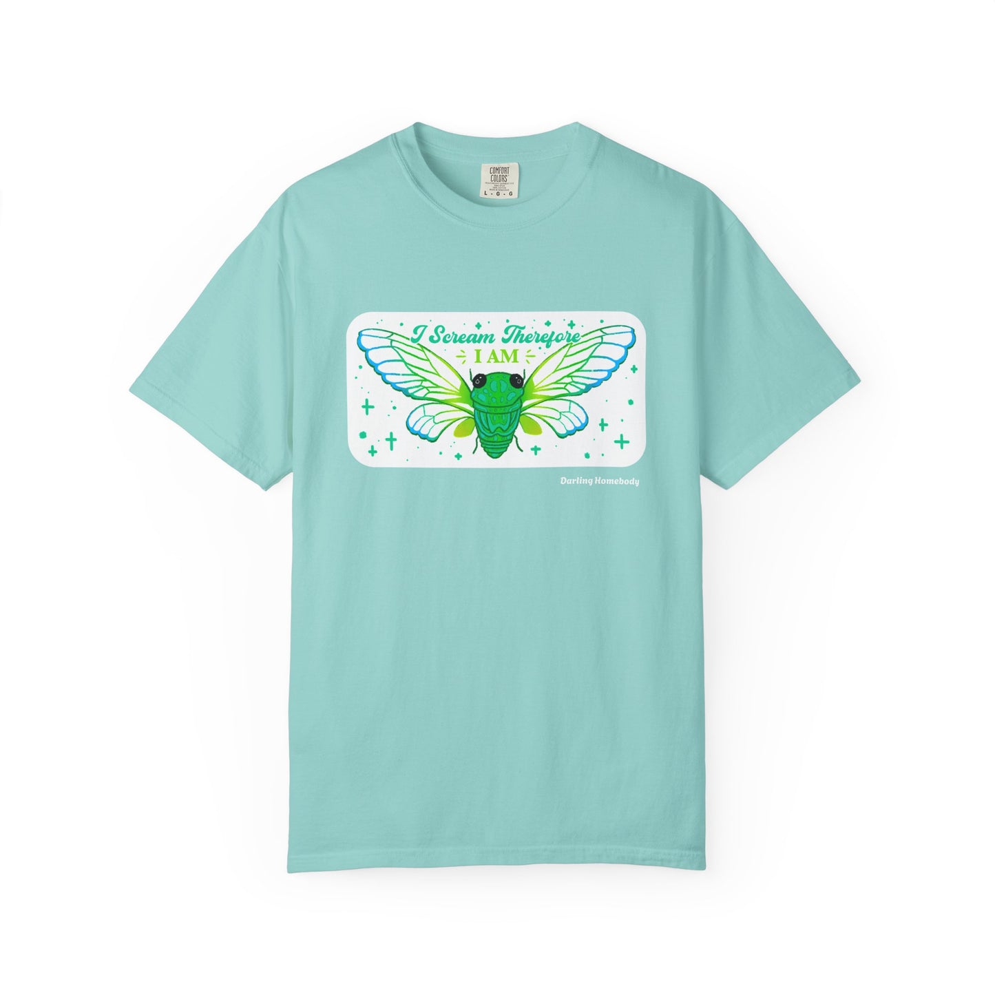 Cicada I Scream Therefore I Am T-shirt.