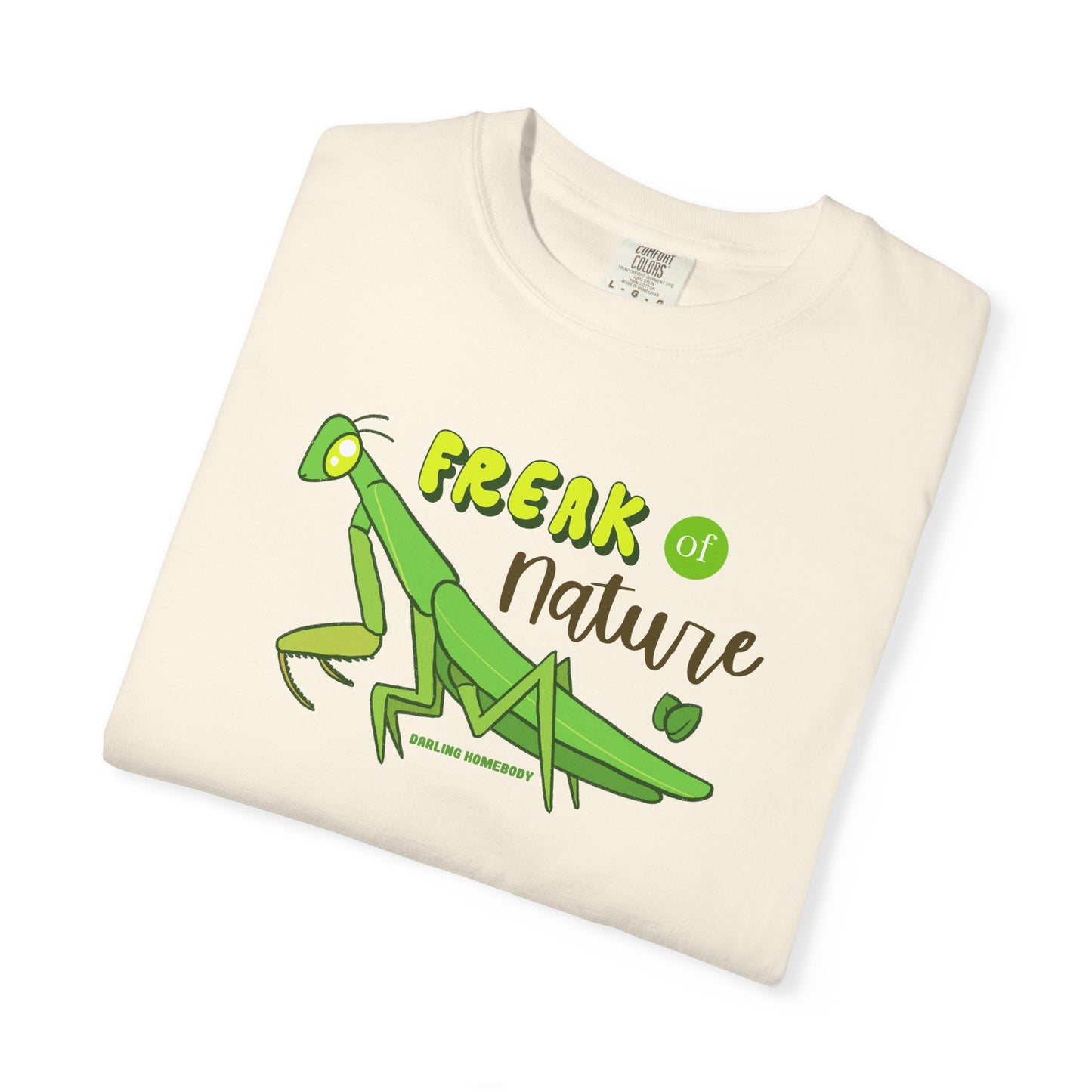 Freak of Nature T-shirt. Praying Mantis Bug Shirt.