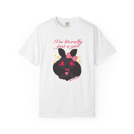 I’m Literally Just a Girl T-shirt. Moth-man Shirt.