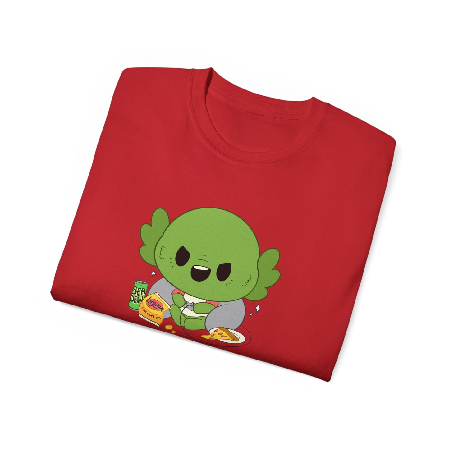 Marsh Land Monster Video Games Unisex Ultra Cotton Tee