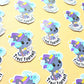 Treat Yourself Sticker. Cat Wizard Sticker.
