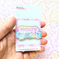Neurosparkly Pin. Holographic Acrylic Pin.