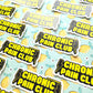 Chronic Pain Club Sticker. Large Weather Resistant Sticker.