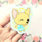 Chihuahua Dog Angel 2025 Limited Edition Sticker. Raised Texture Effect.