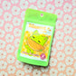Dinocat Fruit Pin and Sticker Set