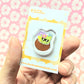 Dinocat Fruit Pin and Sticker Set