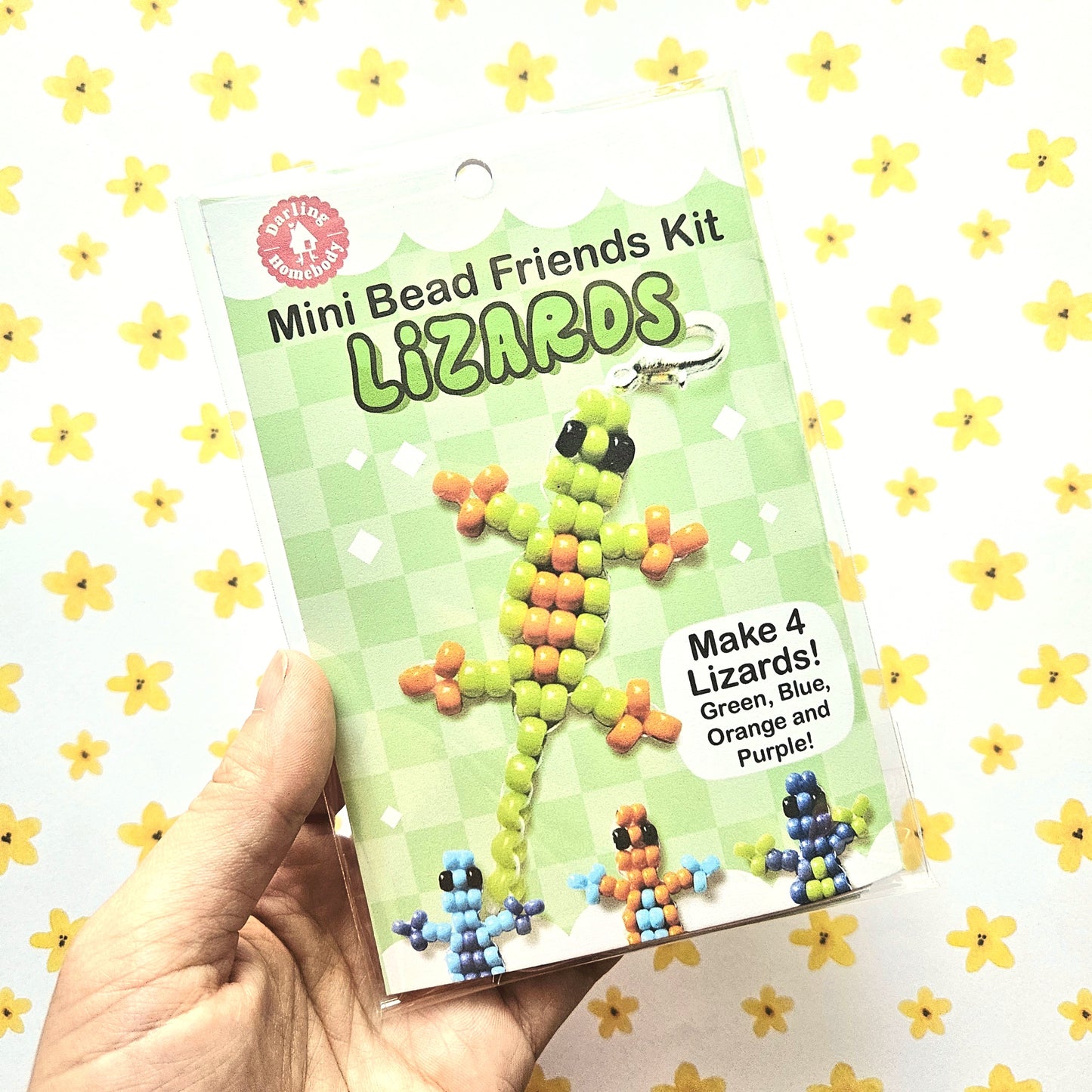 Mini Bead Friends Kit Lizards