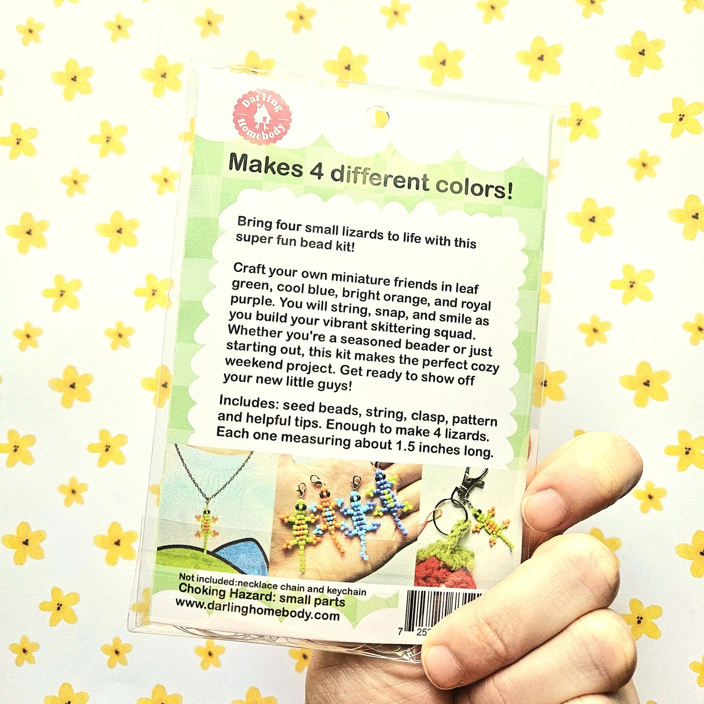 Mini Bead Friends Kit Lizards
