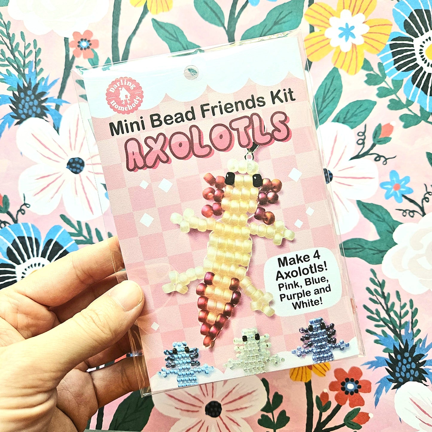 Mini Bead Friends Kit Axolotls