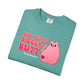 Big Heart Bigger Butt T-shirt. Funny Pink Cat Shirt.